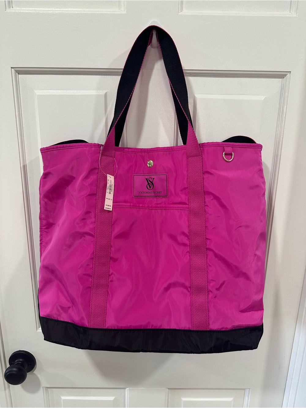 Victorias secret large pink tote - new-